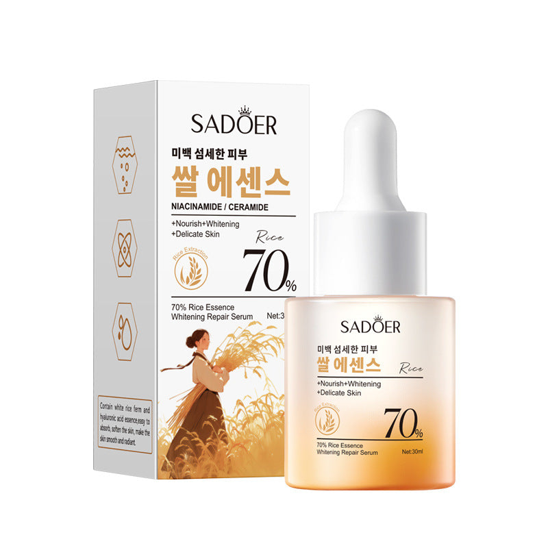 70% Rice Essence Whitening Repair Serum, Hydrating, Moisturizing and Moisturizing Serum