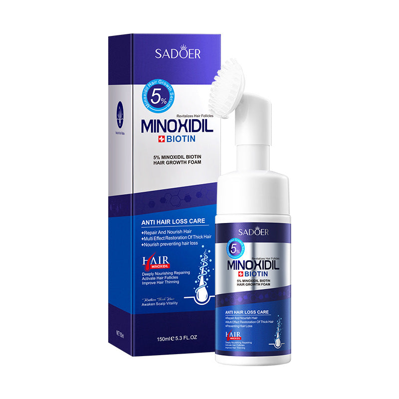 5% Minoxidil Biotin Hair Growth Foam Conditioner