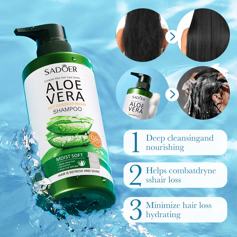 Aloe Vera Anti-Dandruff Repair Shampoo, Anti-Dandruff Anti-Itching Oil Control Shampoo