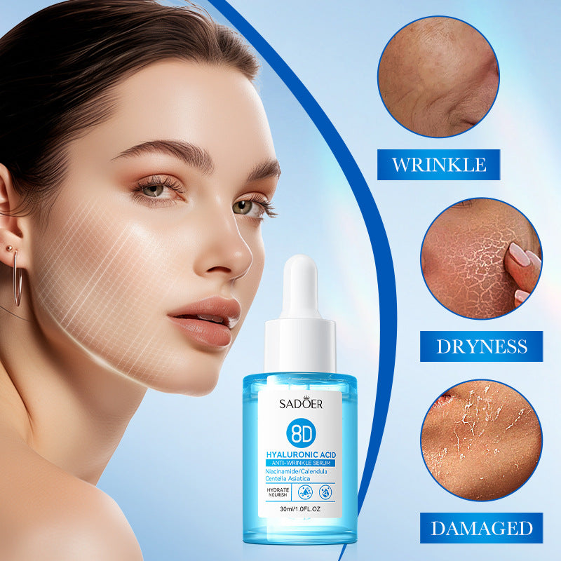 8D Hyaluronic Acid Anti-Wrinkle Nourishing Serum Care Moisturizing Serum