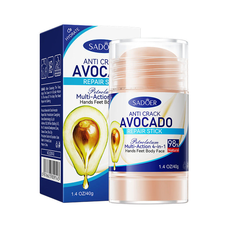 Anti-cracking Vaseline Avocado Repair Stick Anti-cracking Foot Cream
