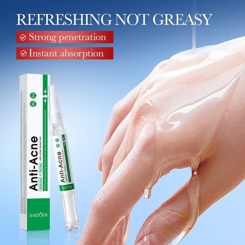 Acne pen, improve acne skin, student acne moisturizing serum
