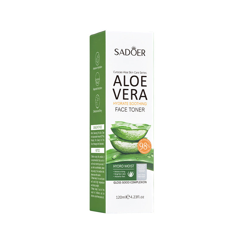 Aloe Vera Hydrating Soothing Toner, Moisturizing, Moisturizing, Brightening and Rejuvenating Facial Care Toner