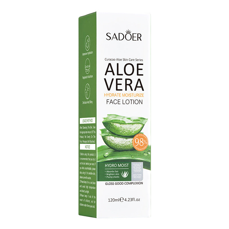 Aloe Vera Hydrating and Moisturizing Lotion, Hydrating and Moisturizing Skin Facial Moisturizing Lotion