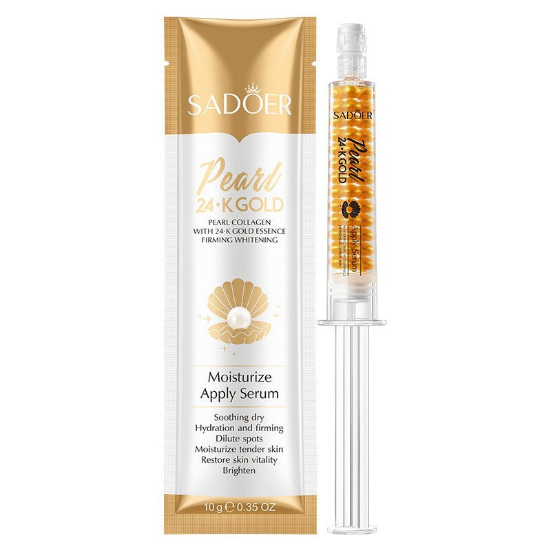 24K Gold Pearl Collagen Whitening Moisturizing Cream, Brightening Cream