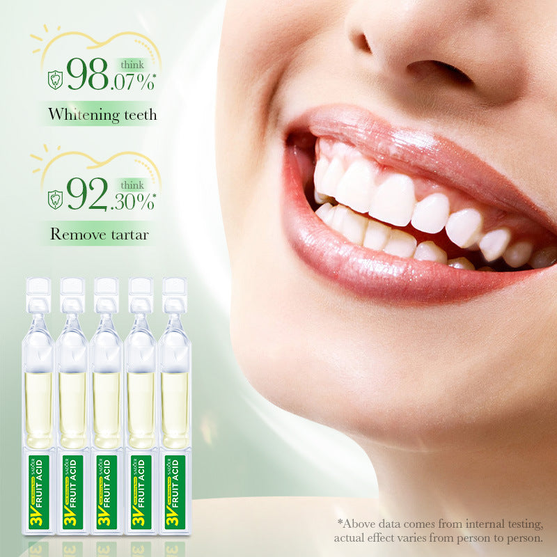 3V fruit acid tooth serum, clean teeth and freshen mouth