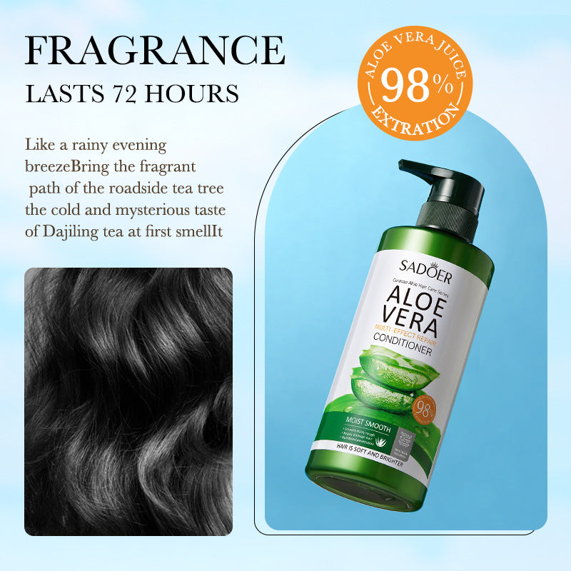 Aloe Vera Multi-Effect Conditioner, Improve Dry Frizz Repair Perm and Dyeing Fluffy