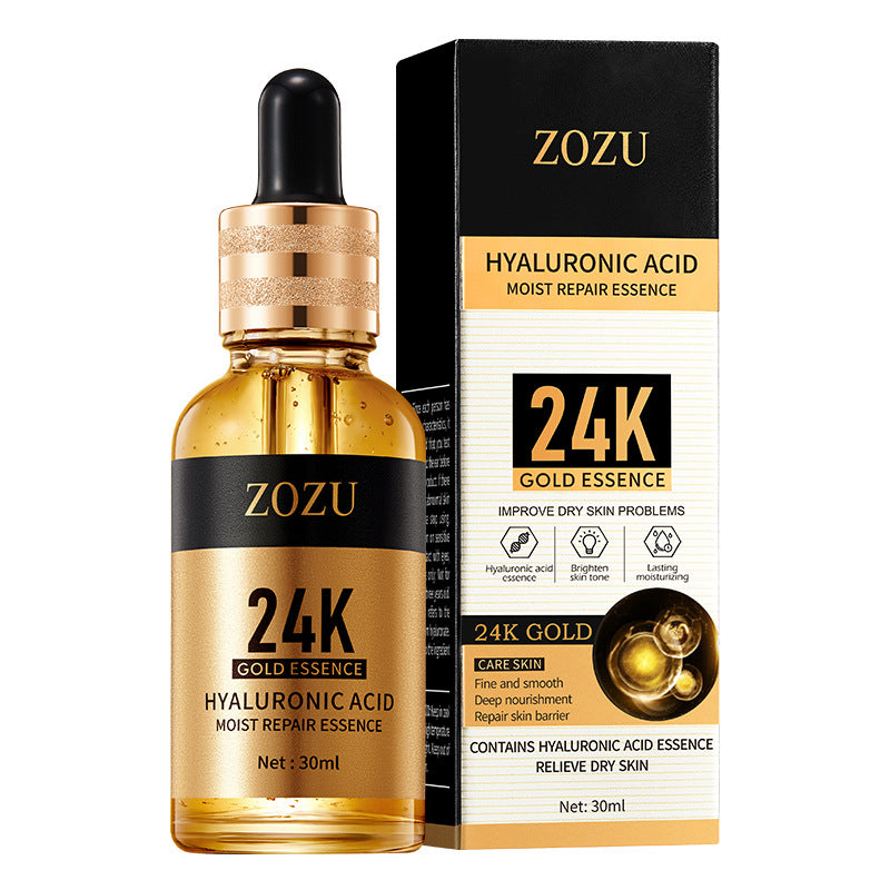24K Hyaluronic Acid Moisturizing Serum, Hydrating, Moisturizing and Brightening Solution