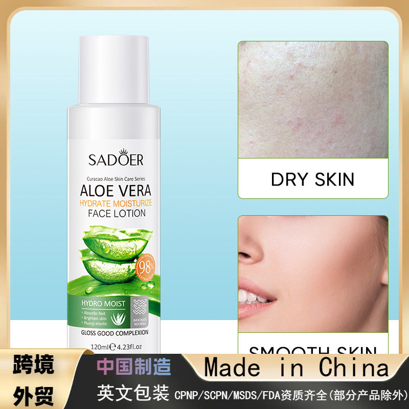 Aloe Vera Hydrating and Moisturizing Lotion, Hydrating and Moisturizing Skin Facial Moisturizing Lotion