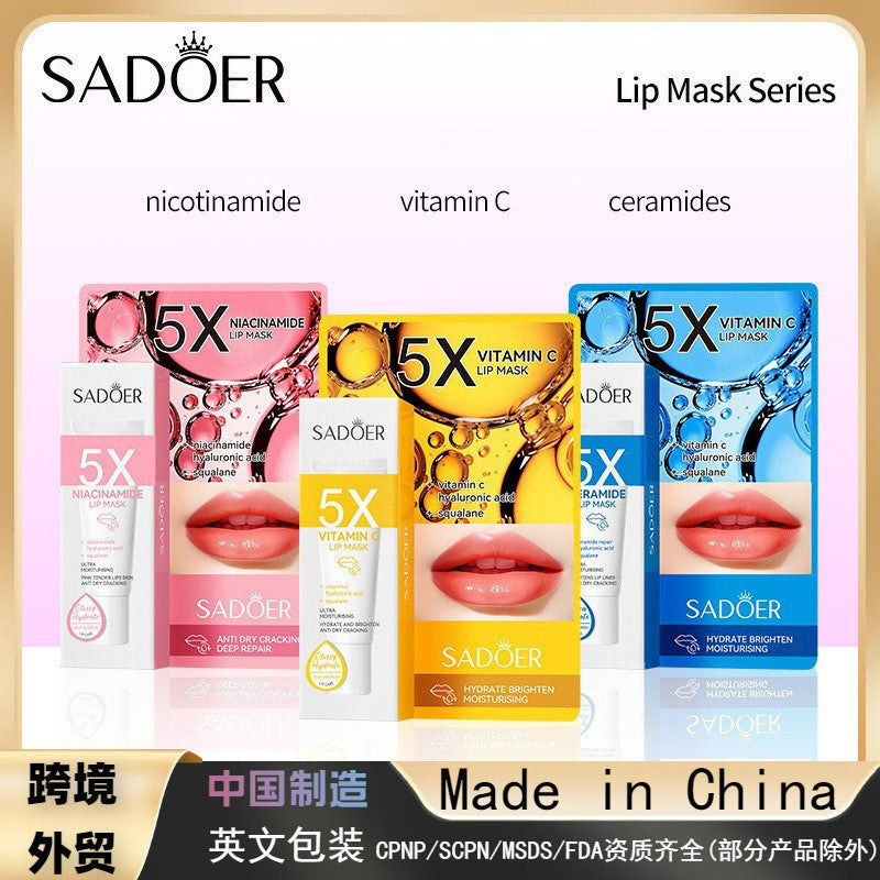 5X Niacinamide Powder Lip Mask, Anti-drying and Cracking Hydrating Lipstick