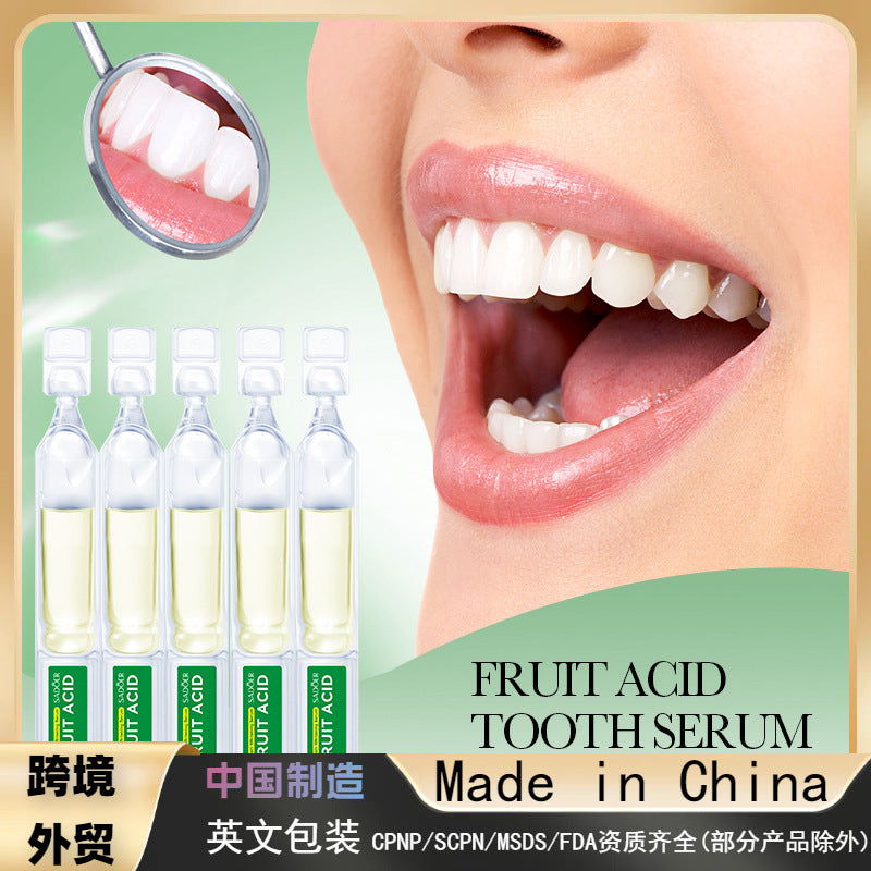 3V fruit acid tooth serum, clean teeth and freshen mouth