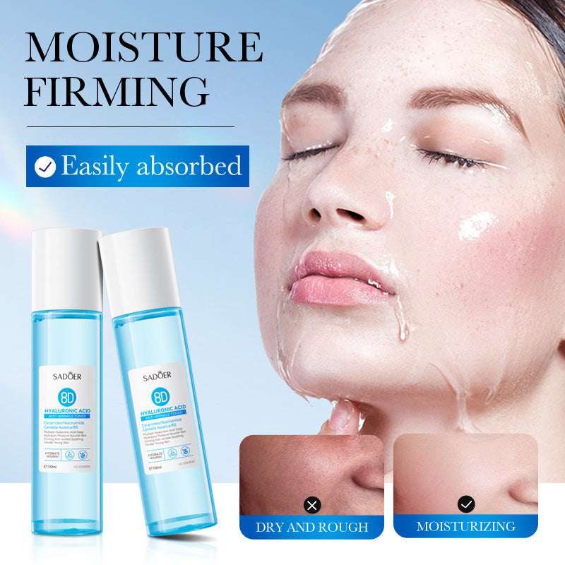 8D Hyaluronic Acid Anti-Wrinkle Moisturizing Toner, Firming Moisturizing Water