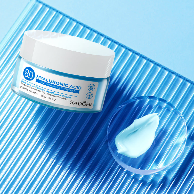 8D Hyaluronic Acid Anti-Wrinkle Hydrating Nourishing Cream Moisturizing Rejuvenating Cream