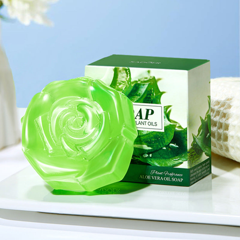 Aloe Vera Essential Oil Soap, Handmade Soap, Universal Body Cleansing Soap