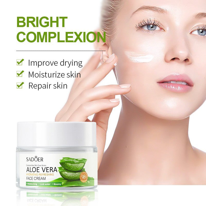 Aloe Vera Hydrating Refreshing Cream Moisturizing Moisturizing Skin Improving Dry Skin Serum Cream
