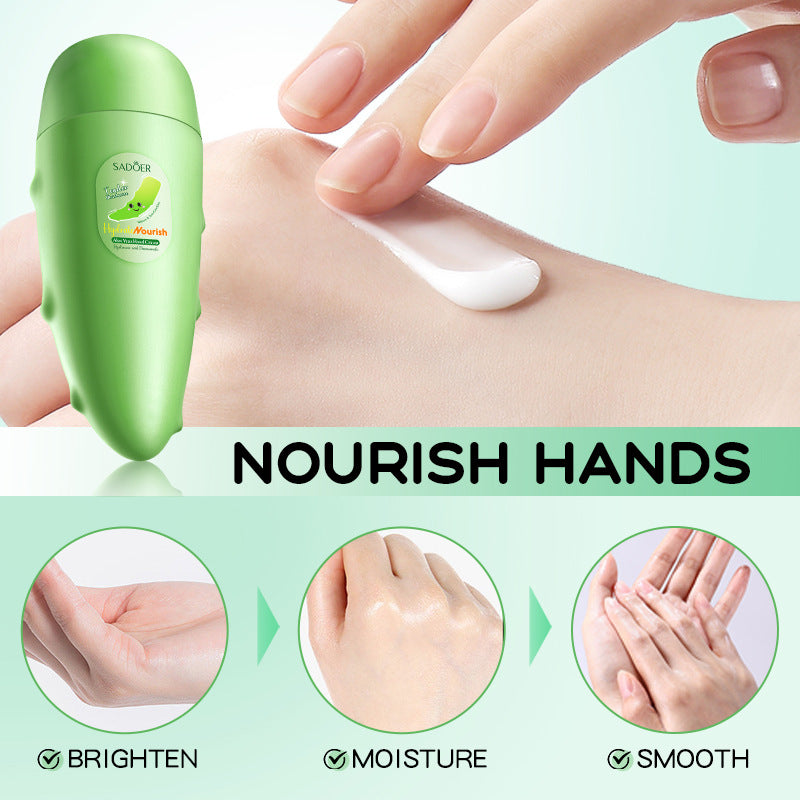 Aloe Vera Hyaluronic Acid Hydrating Nourishing Hand Cream Anti-drying and Cracking Autumn and Winter Hand Cream
