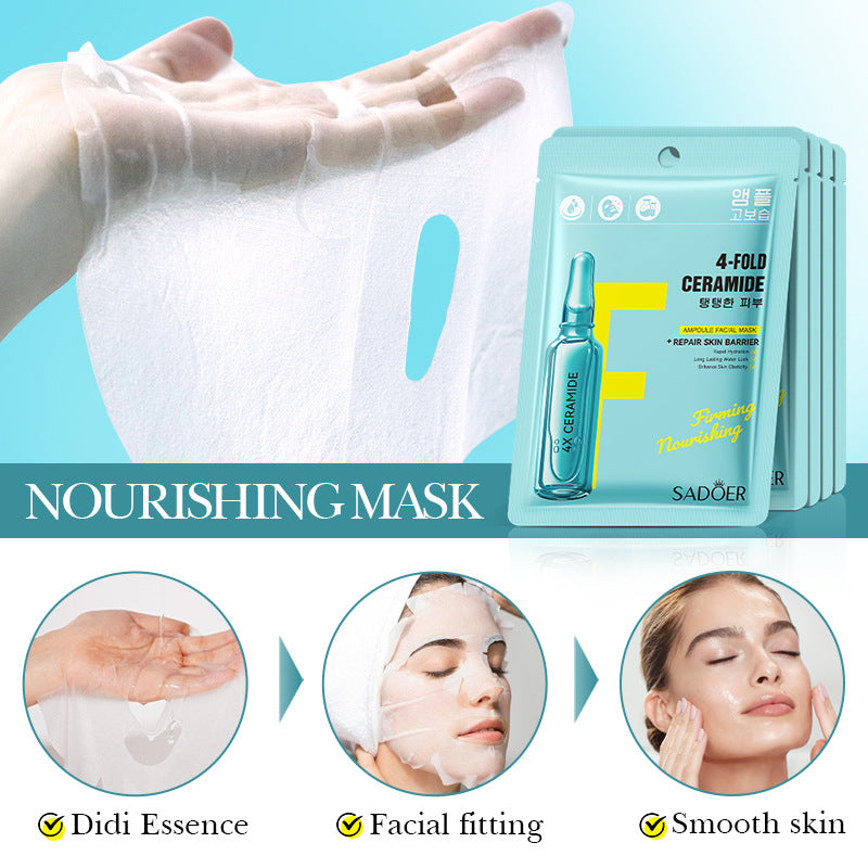 4 heavy ceramide firming and nourishing mask, moisturizing and moisturizing mask