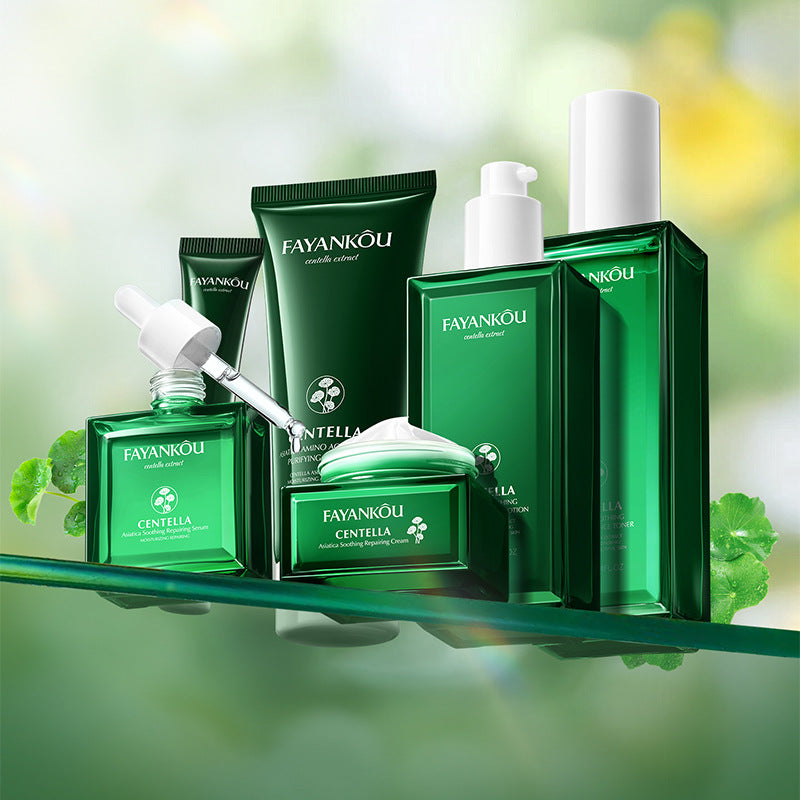 All English FAYANKOU Centella Centella Amino Acid Moisturizing Repair Six-piece Set, Set