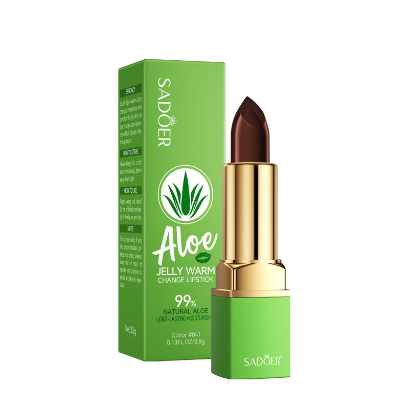 Aloe Vera Jelly Temperature Change Lipstick Luster Is Not Easy To Decolorize Elegant Lipstick