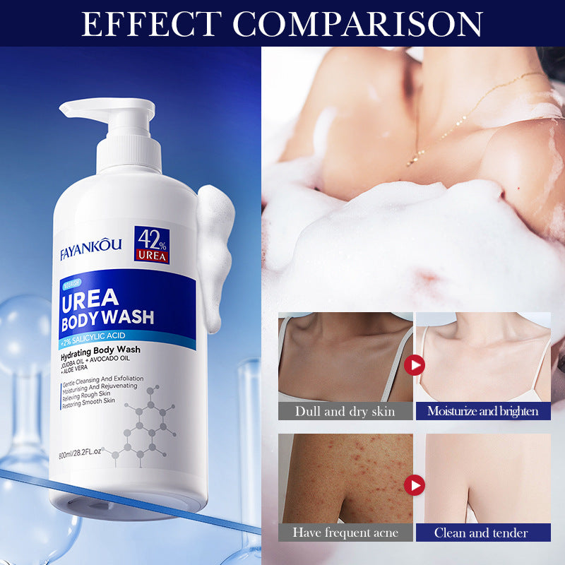 All English FAYANKOU Urea Hydrating Body Wash, Deep Cleansing Body Wash