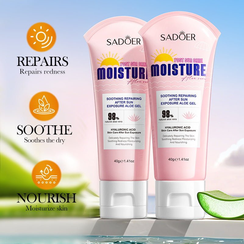 After Sun Soothing Repair Aloe Vera Gel, Moisturizing and Hydrating Aloe Vera Gel