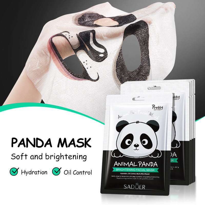 Animal Panda Pattern Brightening Mask, Moisturizing Skin Mask  Wholesale