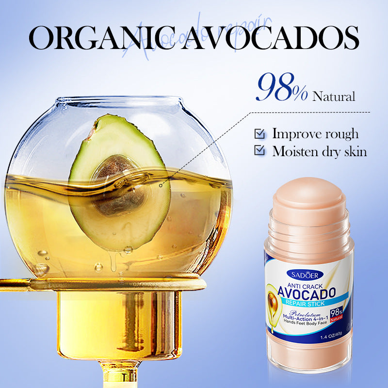 Anti-cracking Vaseline Avocado Repair Stick Anti-cracking Foot Cream