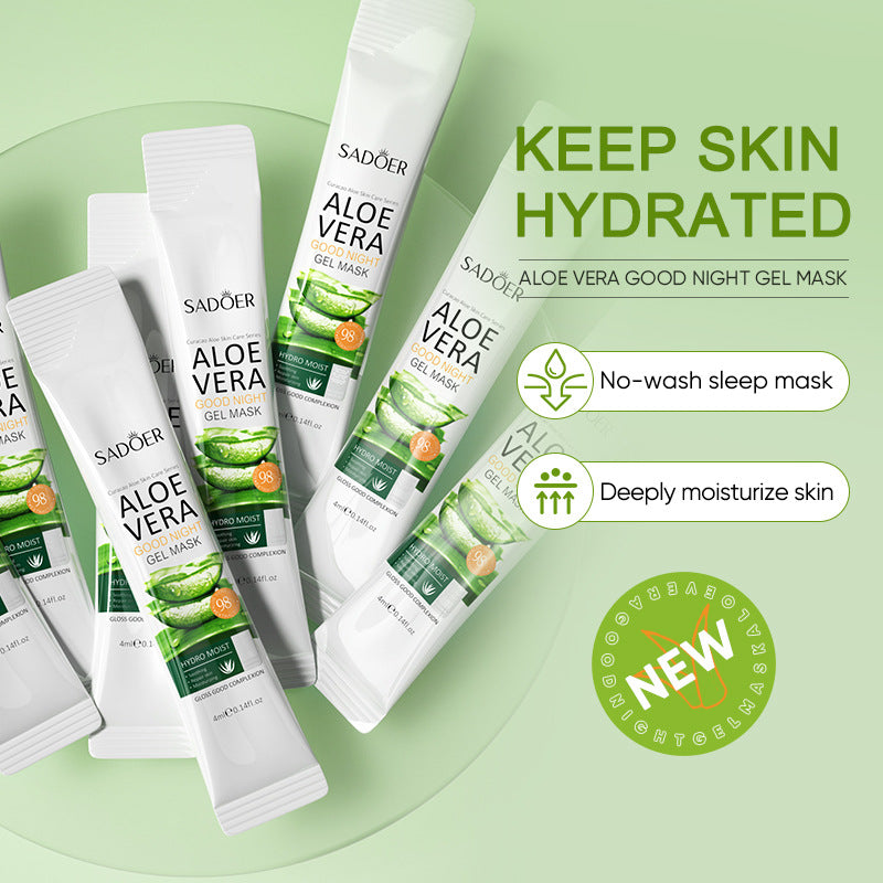 Aloe Vera Good Night Frozen Film Hydrating Moisturizing Moisturizing Skin Aloe Vera Apply Leave-in Mask