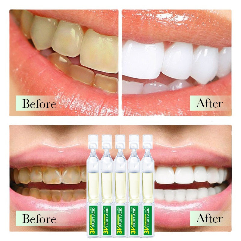 3V fruit acid tooth serum, clean teeth and freshen mouth
