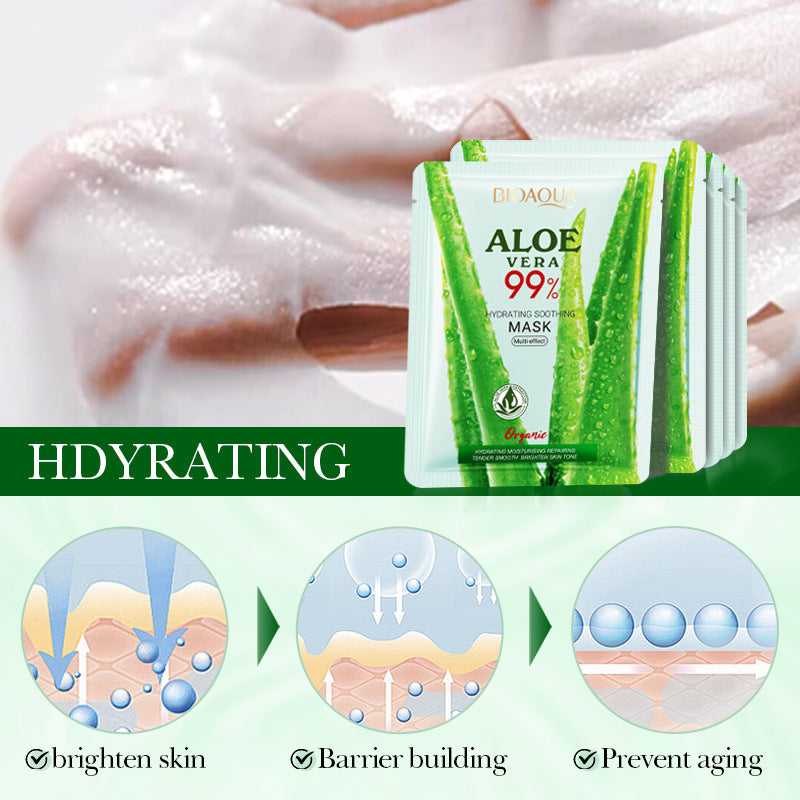 Aloe Vera Moisturizing and Soothing Mask, Moisturizing and Hydrating Mask
