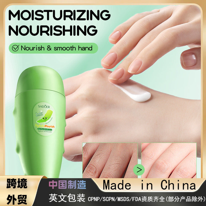 Aloe Vera Hyaluronic Acid Hydrating Nourishing Hand Cream Anti-drying and Cracking Autumn and Winter Hand Cream