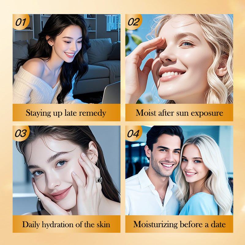 24K Gold Collagen Cream, Moisturizing, Moisturizing and Hydrating Cream