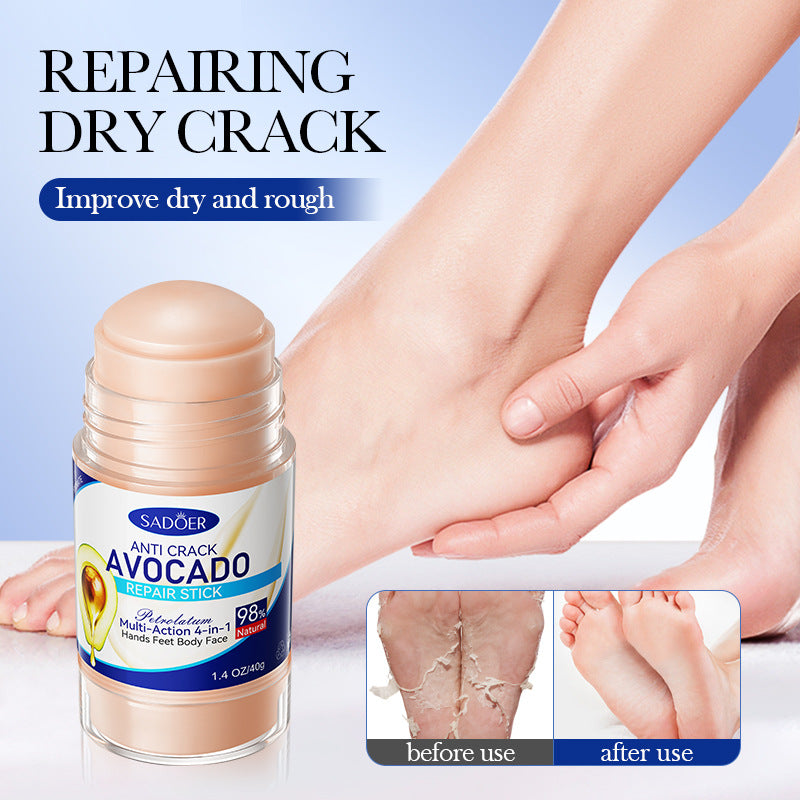 Anti-cracking Vaseline Avocado Repair Stick Anti-cracking Foot Cream