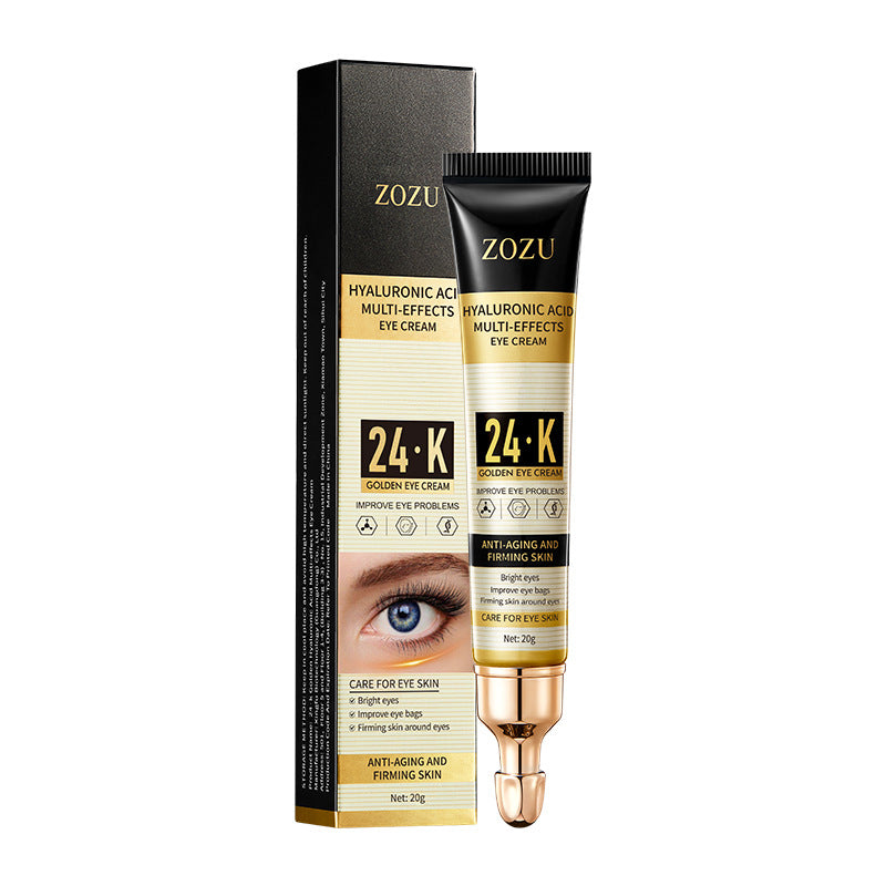 24K Hyaluronic Acid Multi-effect Eye Cream, Hydrating and Moisturizing Eye Cream