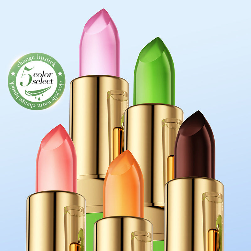 Aloe Vera Jelly Temperature Change Lipstick Luster Is Not Easy To Decolorize Elegant Lipstick