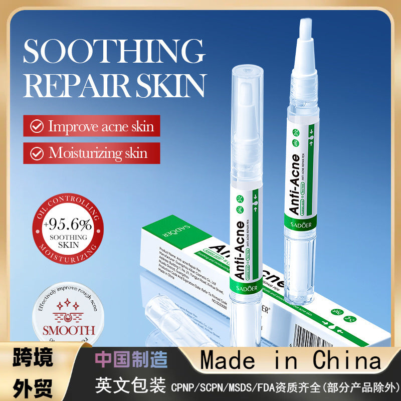 Acne pen, improve acne skin, student acne moisturizing serum