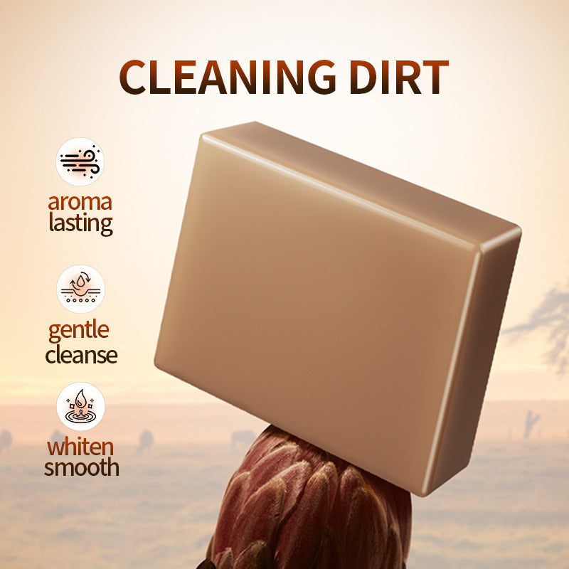 African Handmade Essential Oil Black Soap, Universal Handmade Soap for Cleansing the Body