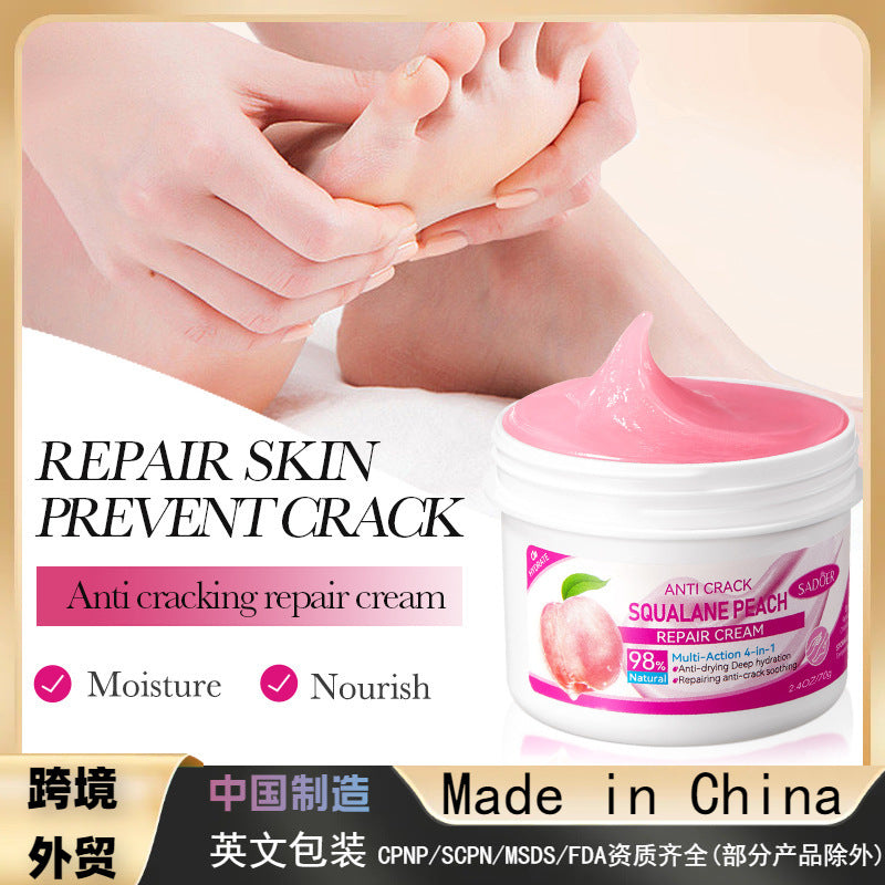 Anti-cracking Squalane Peach Cream, Hand and Foot Cream