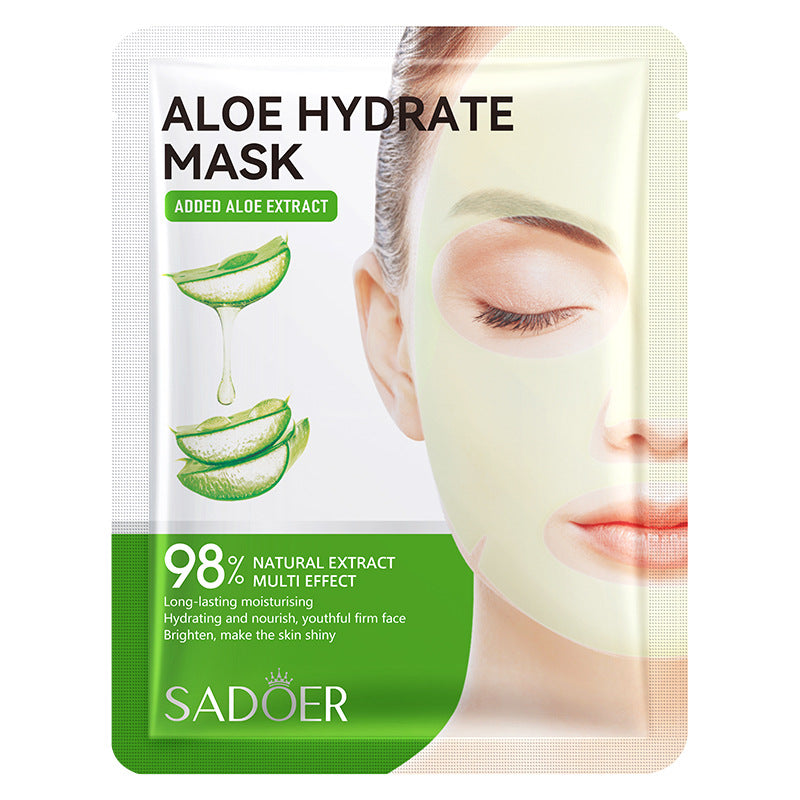 Aloe Vera Moisturizing and Moisturizing Mask, Nourishing and Hydrating Skin Rejuvenation Mask Sticker