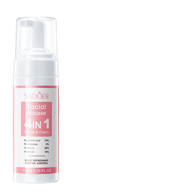 4-in-1 Facial Multi-effect Cleansing Mousse Cleansing Foam Facial cleanser  Wholesale