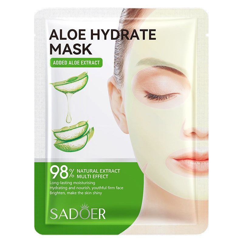 Aloe Vera Moisturizing and Moisturizing Mask, Nourishing and Hydrating Skin Rejuvenation Mask Sticker