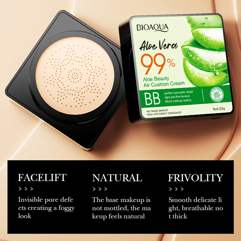 Aloe Vera Beauty Air Cushion Bb Cream, Not Easy To Card Powder Isolation Concealer Mushroom Air Cushion