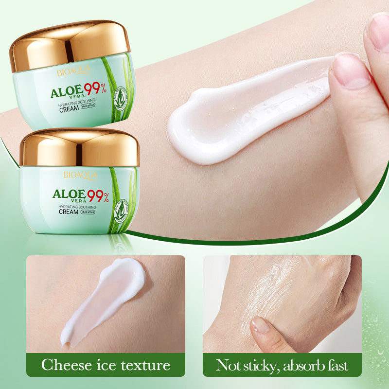 Aloe Vera Hydrating Soothing Cream, Moisturizing Skin Moisturizing Cream
