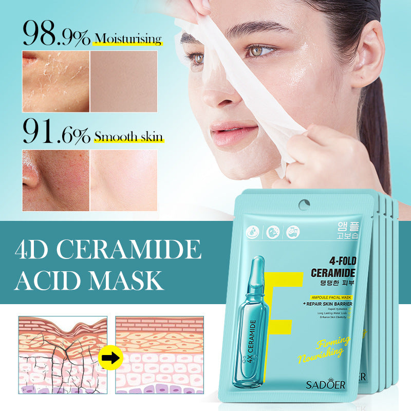 4 heavy ceramide firming and nourishing mask, moisturizing and moisturizing mask