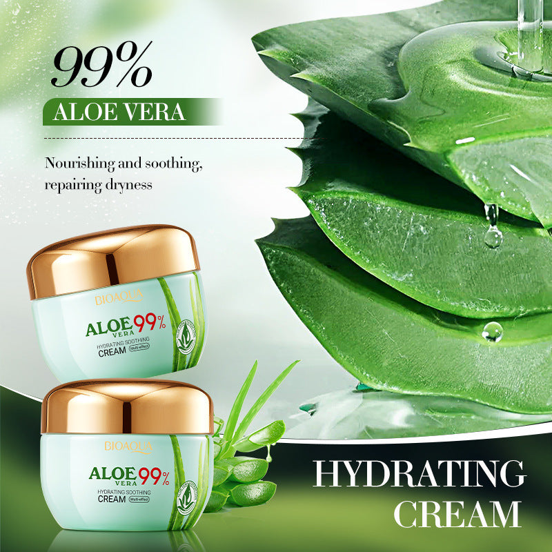 Aloe Vera Hydrating Soothing Cream, Moisturizing Skin Moisturizing Cream