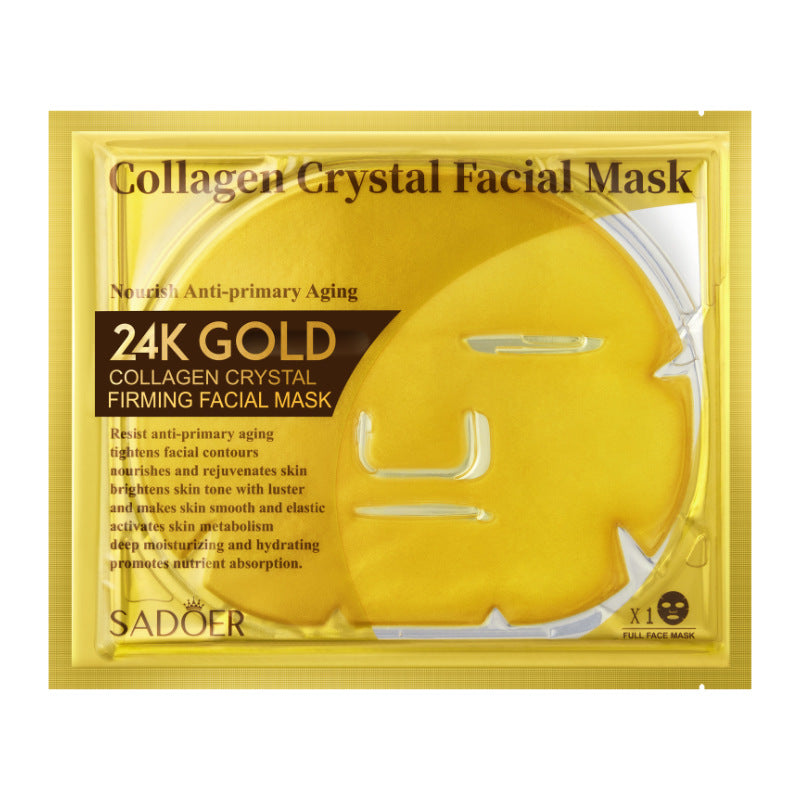 24K Gold Collagen Crystal Firming Mask, Moisturizing Mask