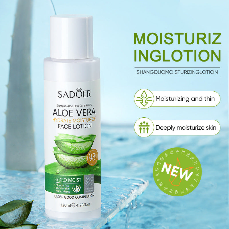 Aloe Vera Hydrating and Moisturizing Lotion, Hydrating and Moisturizing Skin Facial Moisturizing Lotion