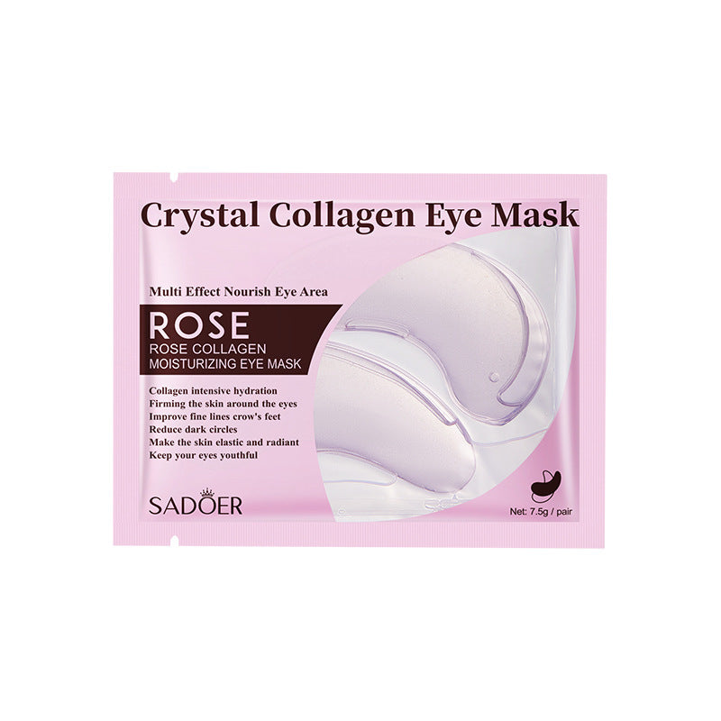 24K gold collagen firming eye mask, hydrating and moisturizing eye mask