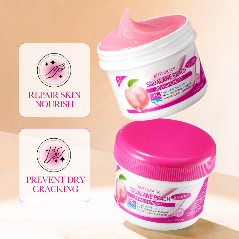 Anti-cracking Squalane Peach Cream, Hand and Foot Cream