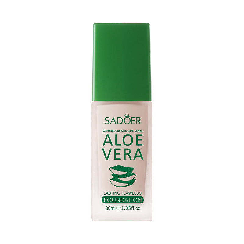 Aloe Vera Makeup Flawless Foundation Natural Concealer Long-lasting No Makeup Refreshing Oil Control